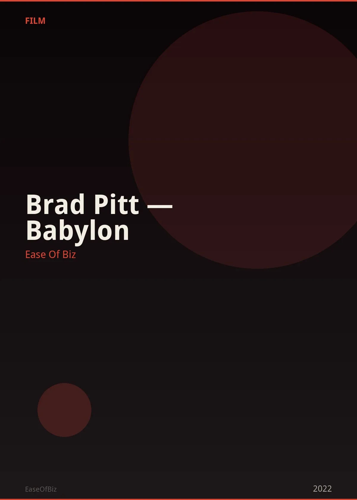 Brad Pitt — Babylon