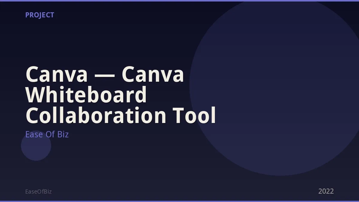 Canva — Canva Whiteboard Collaboration Tool