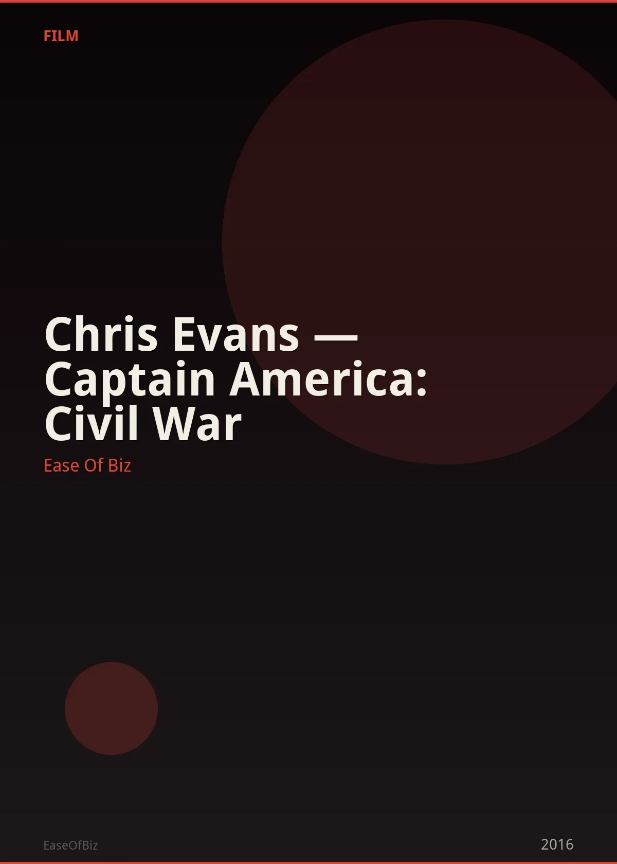 Chris Evans — Captain America: Civil War