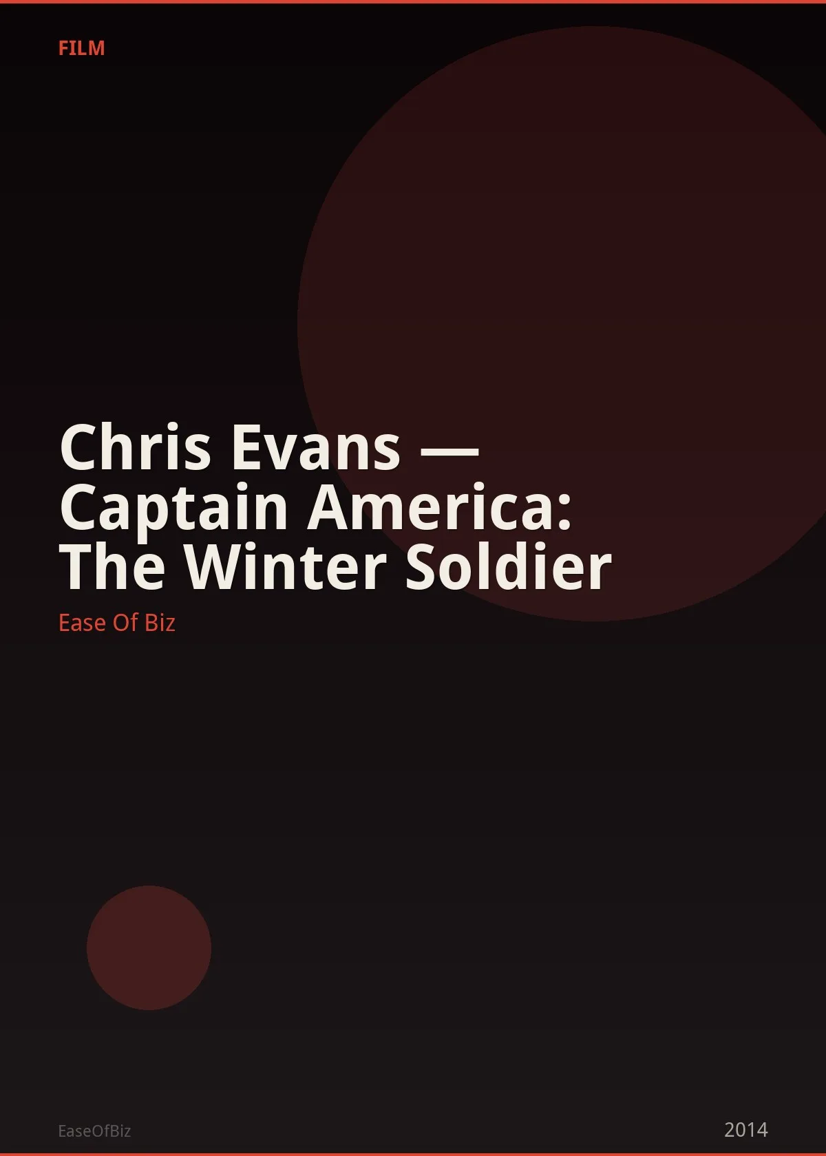 Chris Evans — Captain America: The Winter Soldier