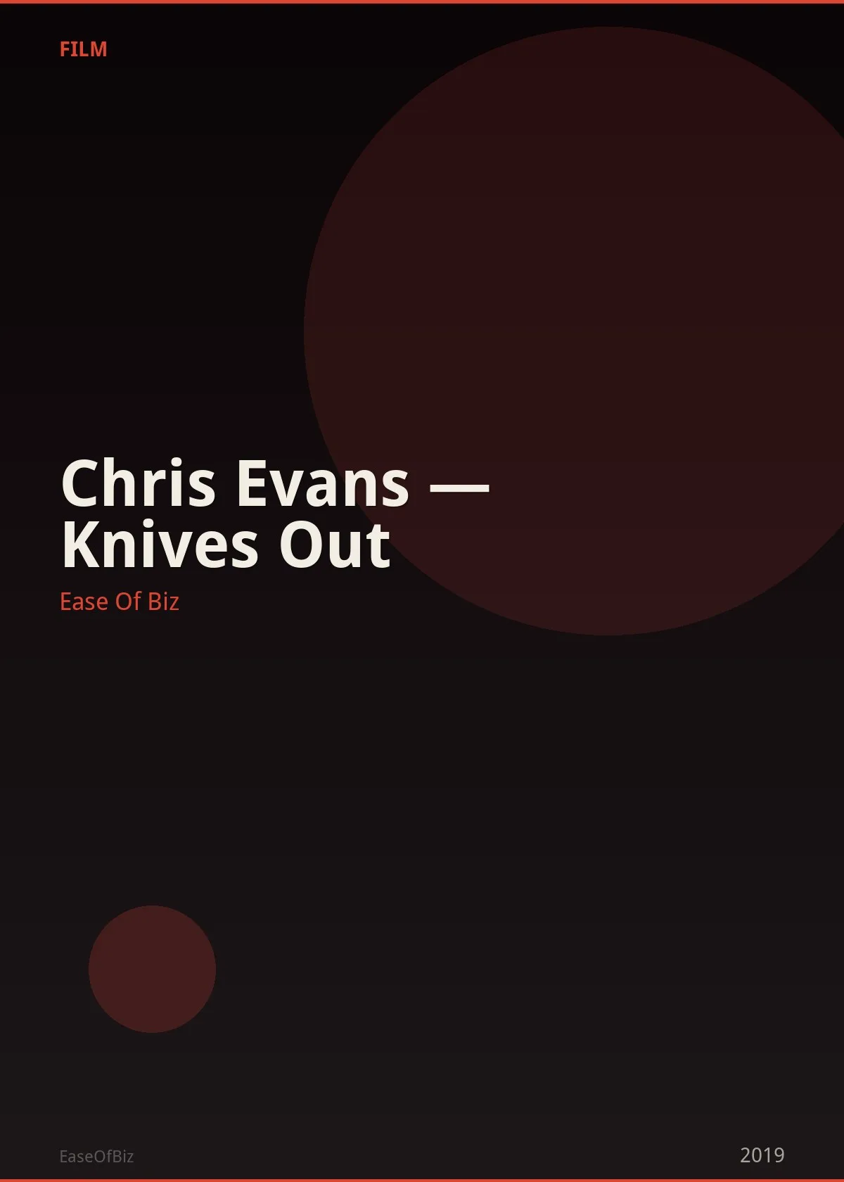 Chris Evans — Knives Out