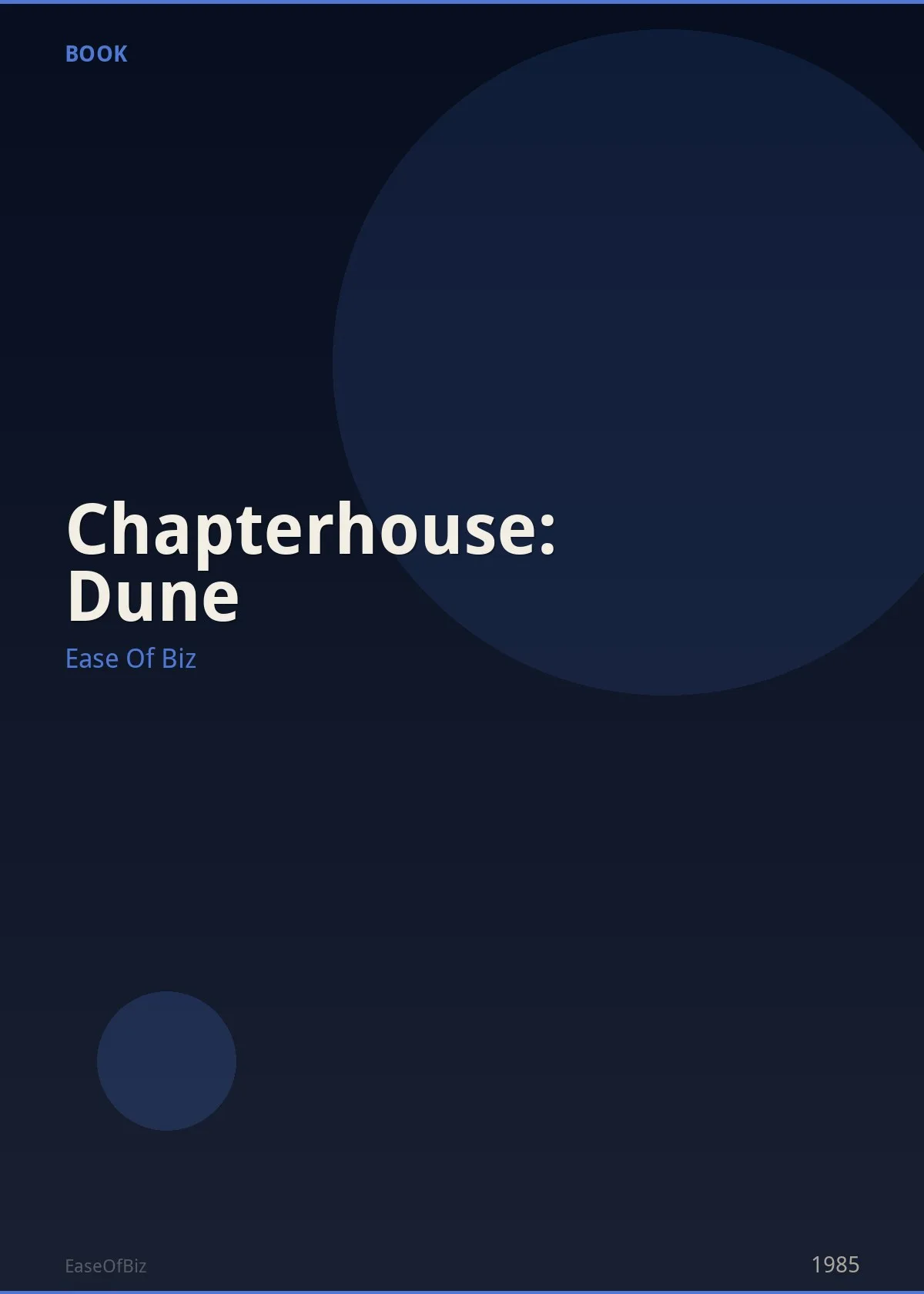 Chapterhouse: Dune