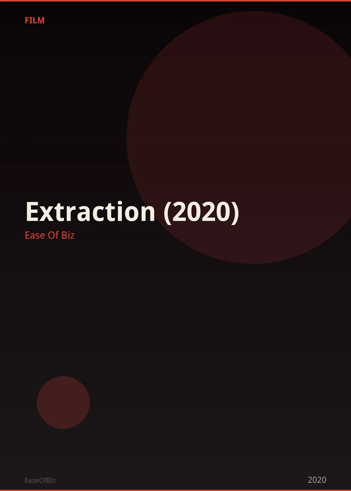 Extraction (2020)