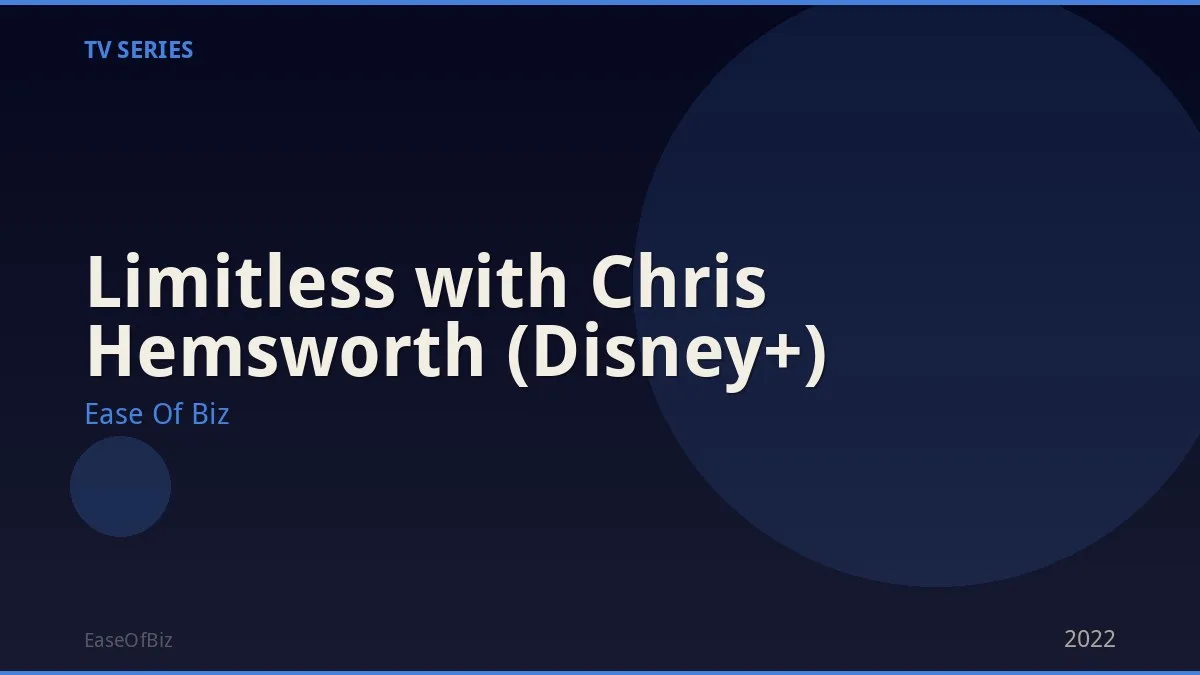 Limitless with Chris Hemsworth (Disney+)