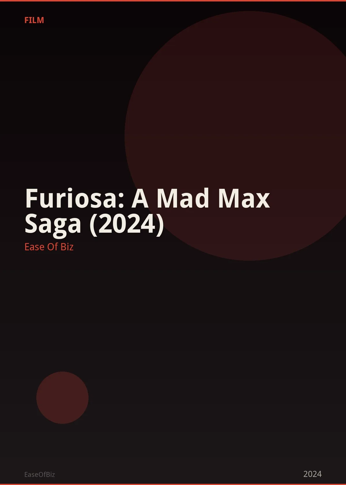Furiosa: A Mad Max Saga (2024)