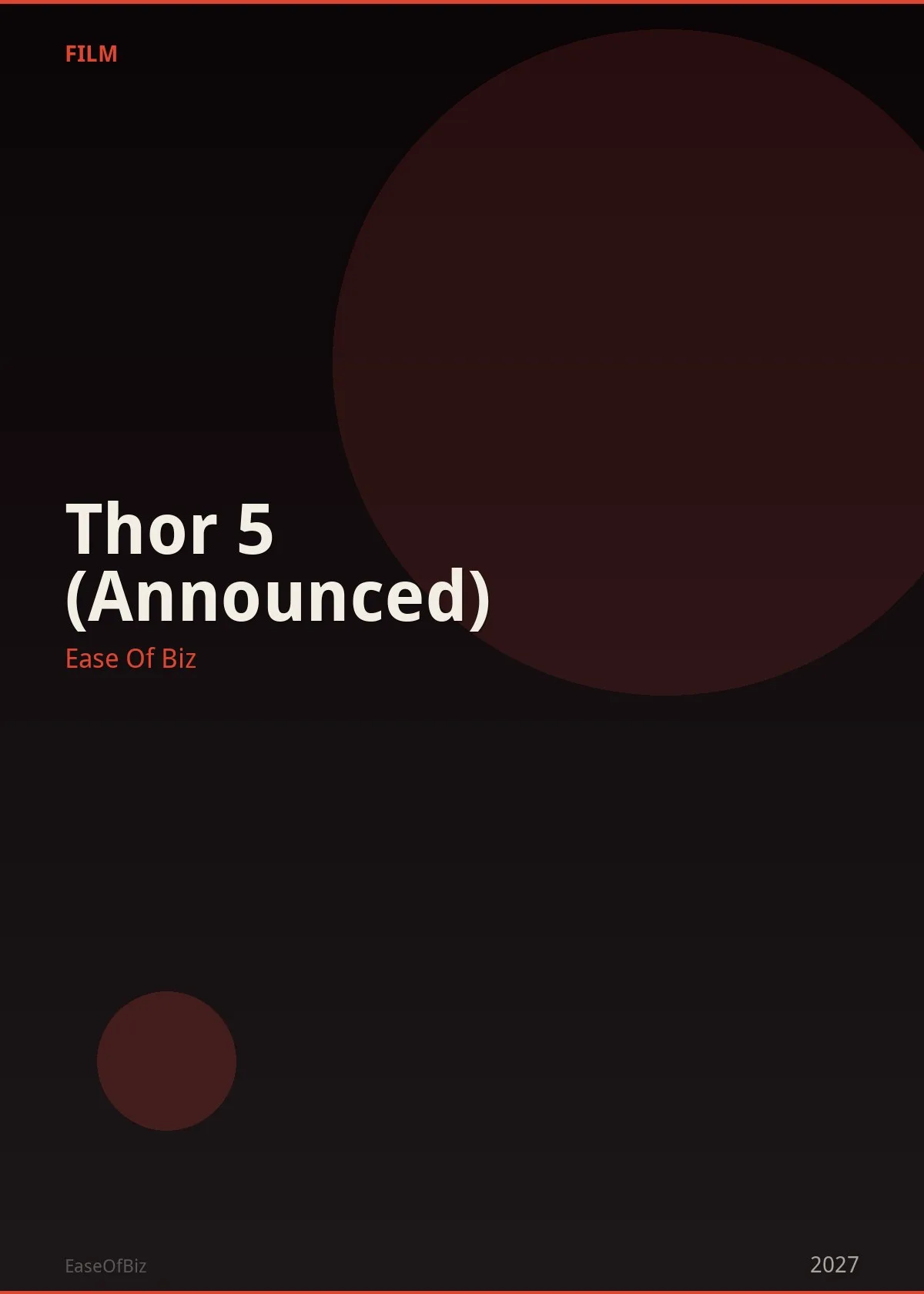 Thor 5 (Announced)