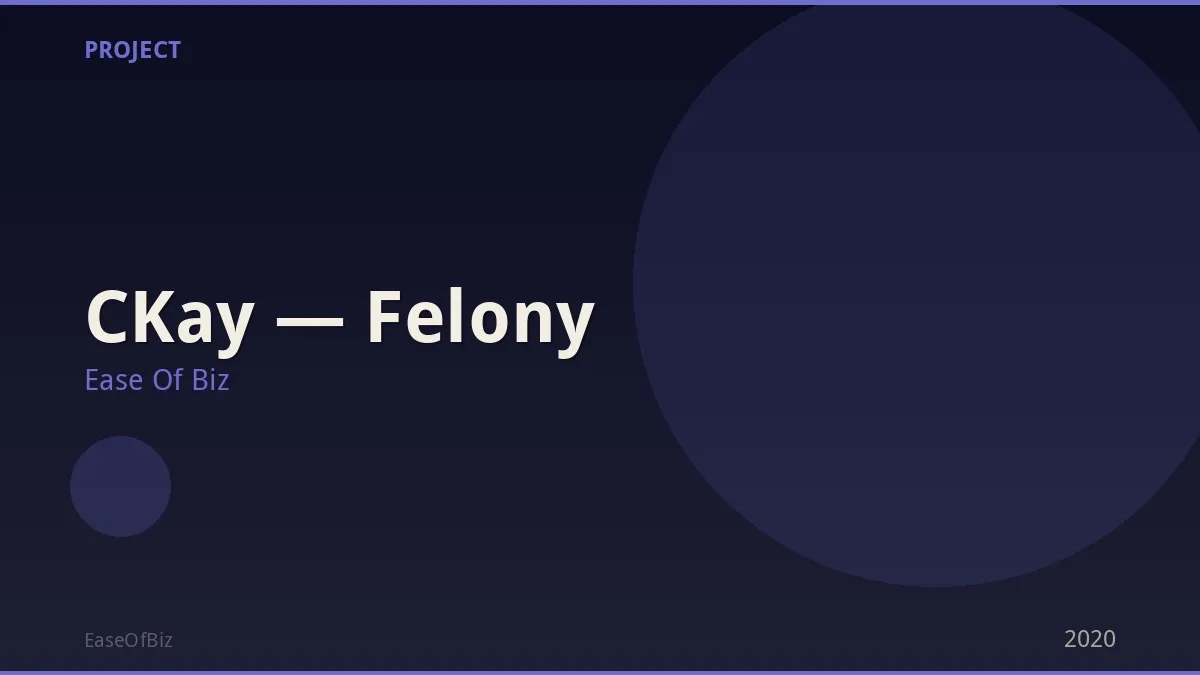 CKay — Felony