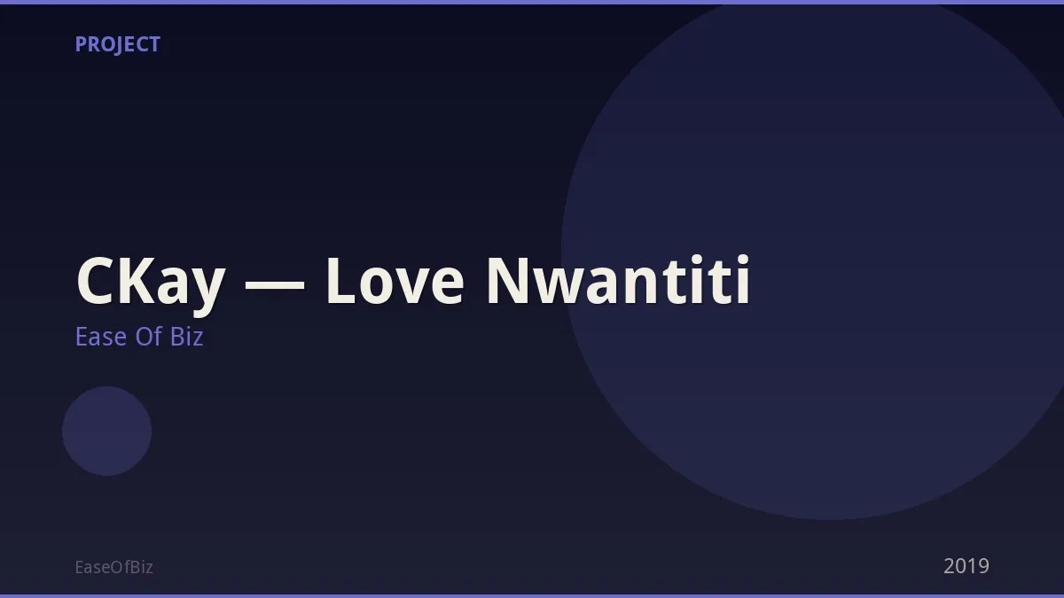 CKay — Love Nwantiti