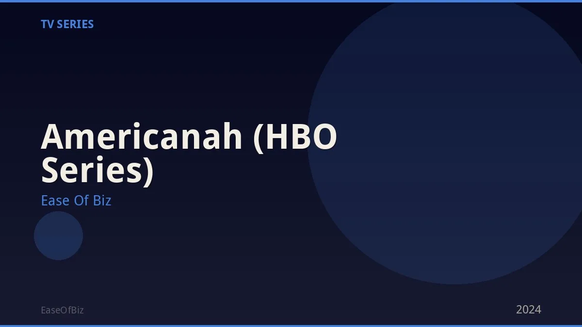 Americanah (HBO Series)