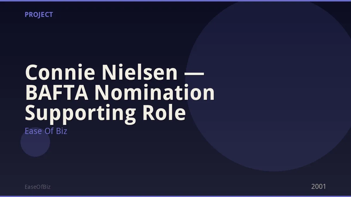 Connie Nielsen — BAFTA Nomination Supporting Role