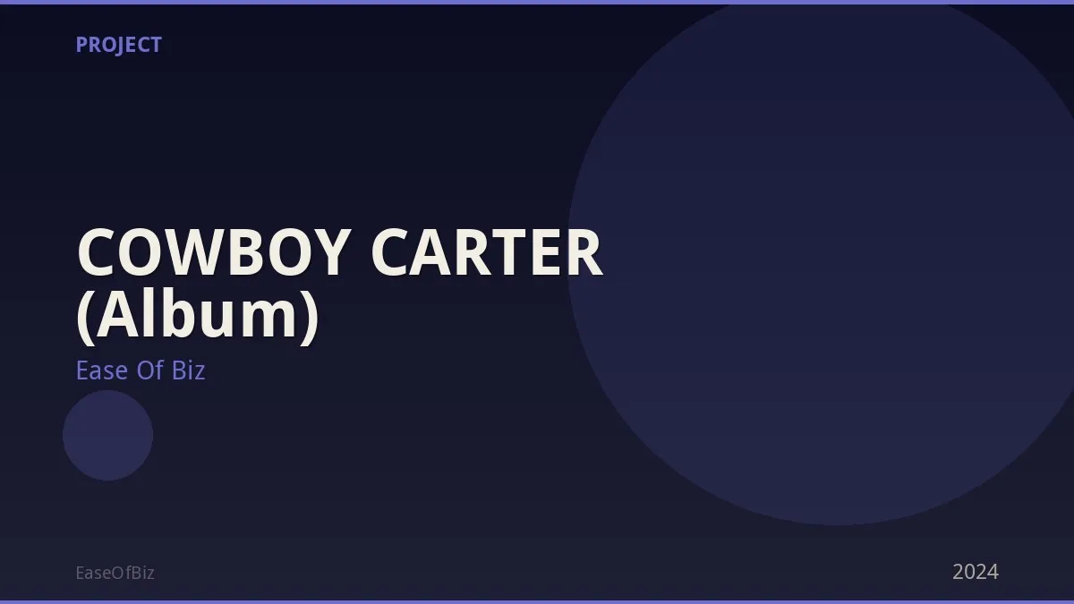 COWBOY CARTER (Album)