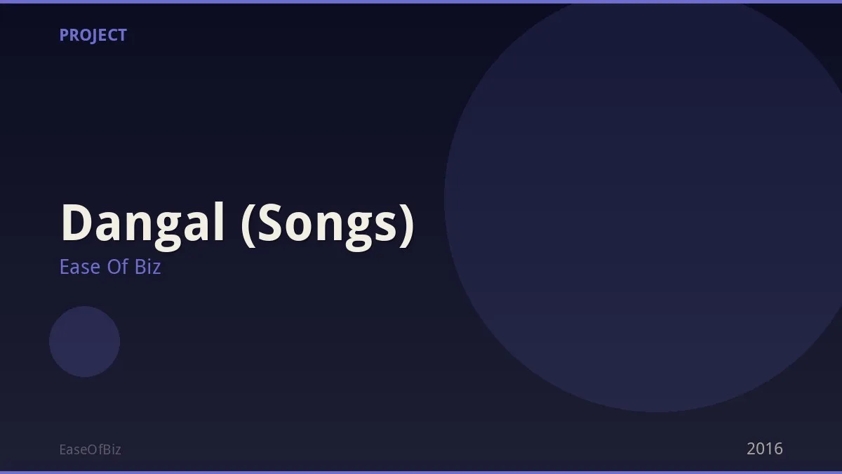 Dangal (Songs)