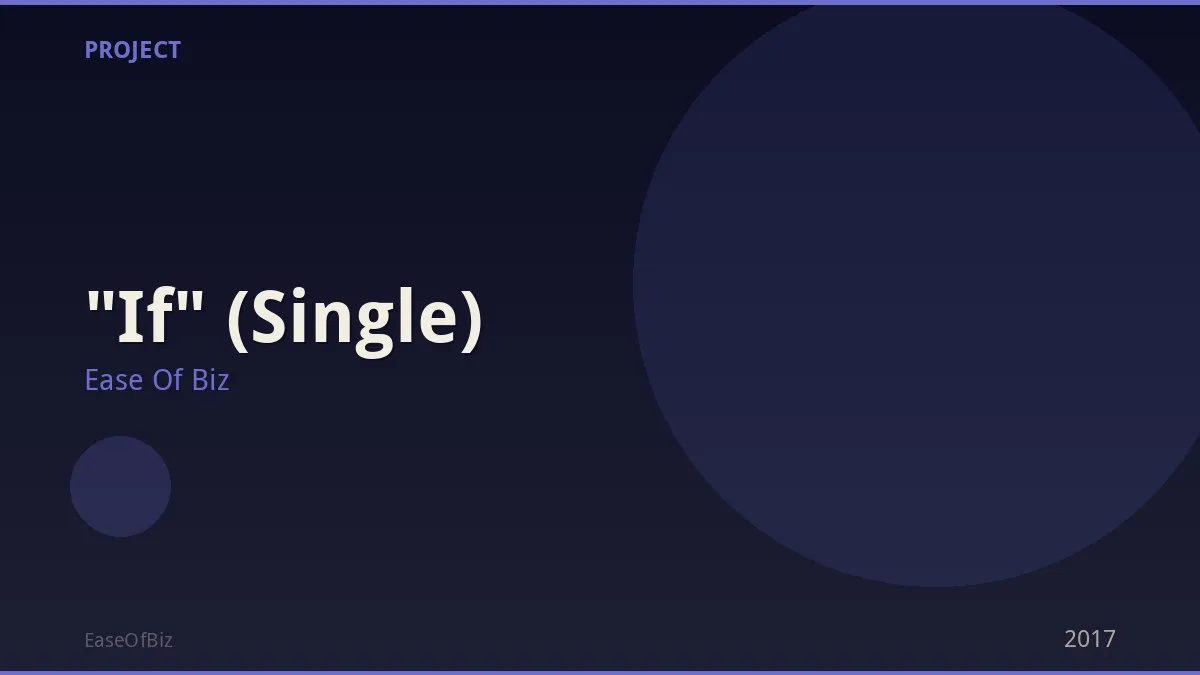 "If" (Single)