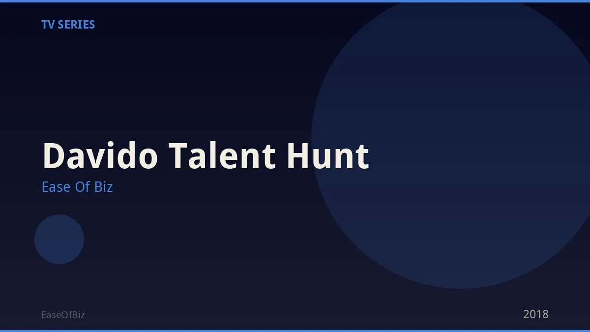 Davido Talent Hunt