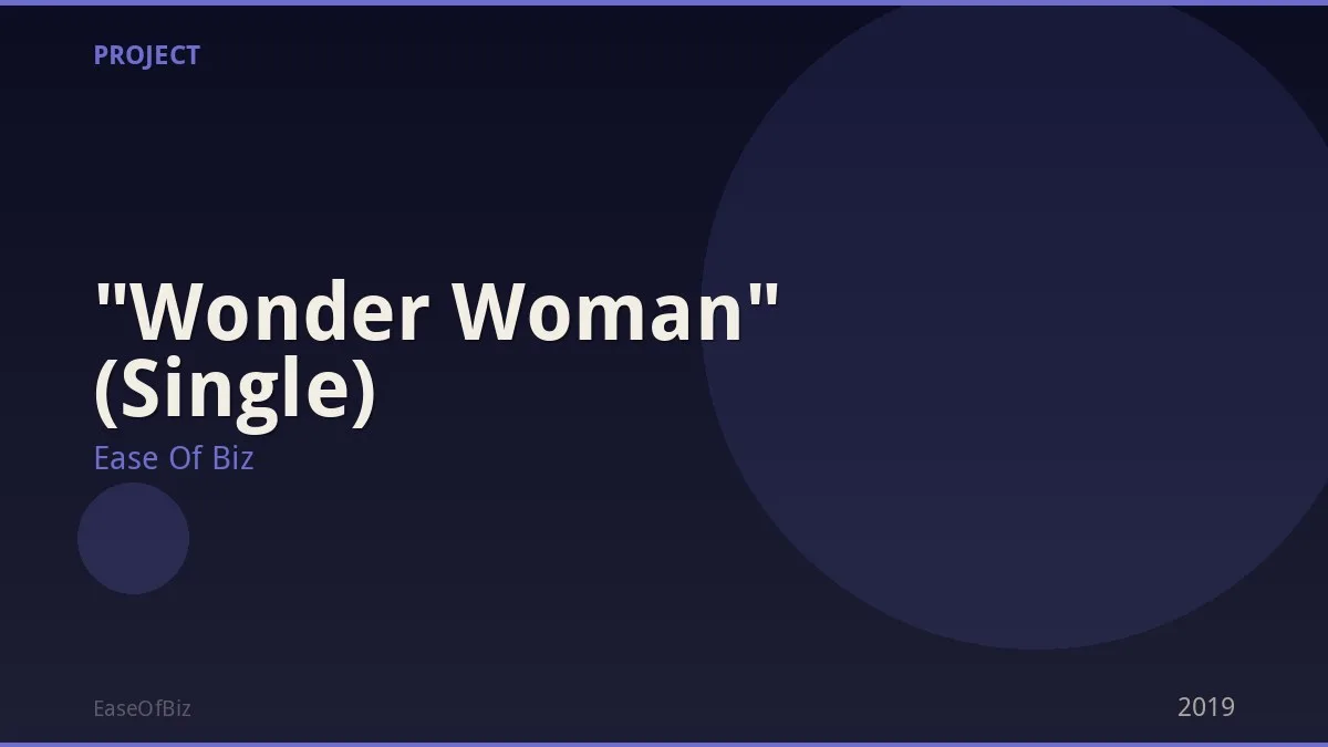 "Wonder Woman" (Single)