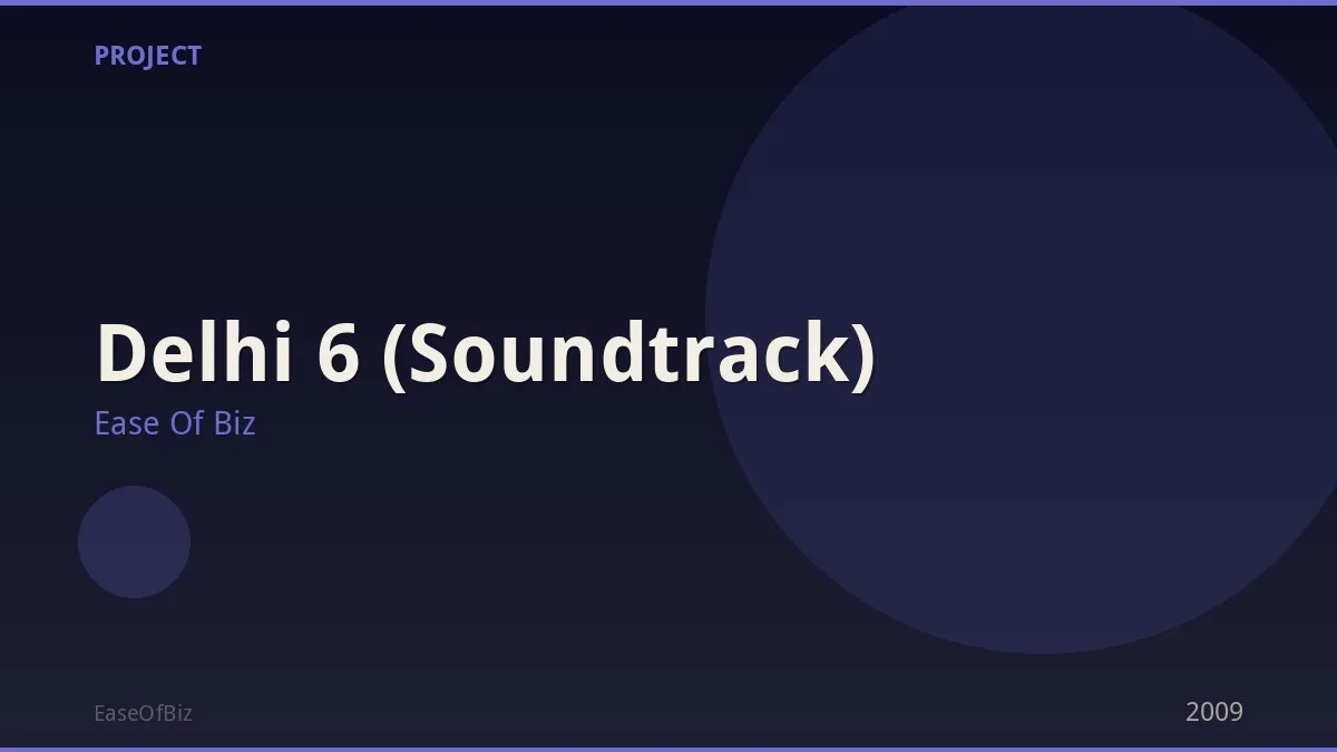 Delhi 6 (Soundtrack)