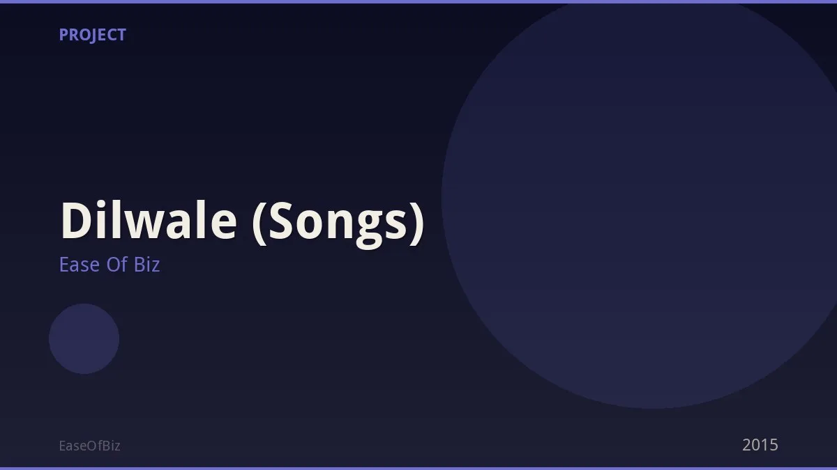 Dilwale (Songs)