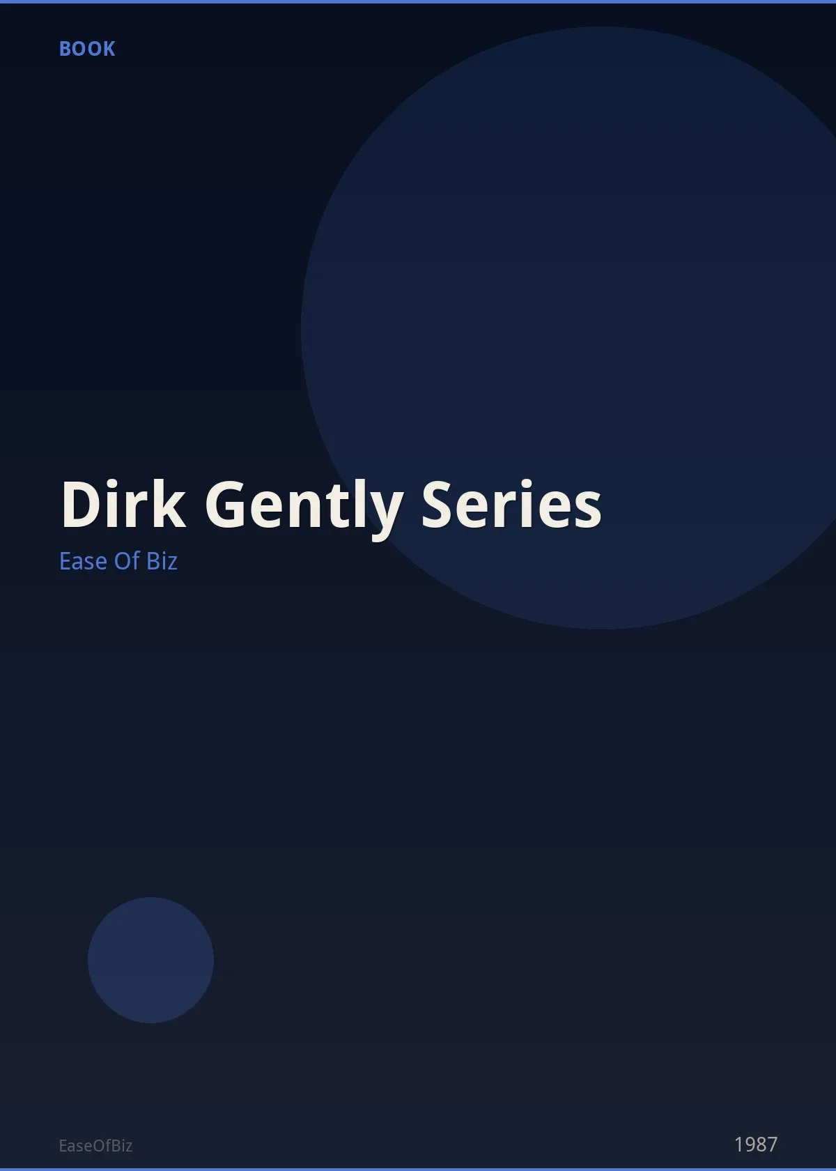 Dirk Gently Series