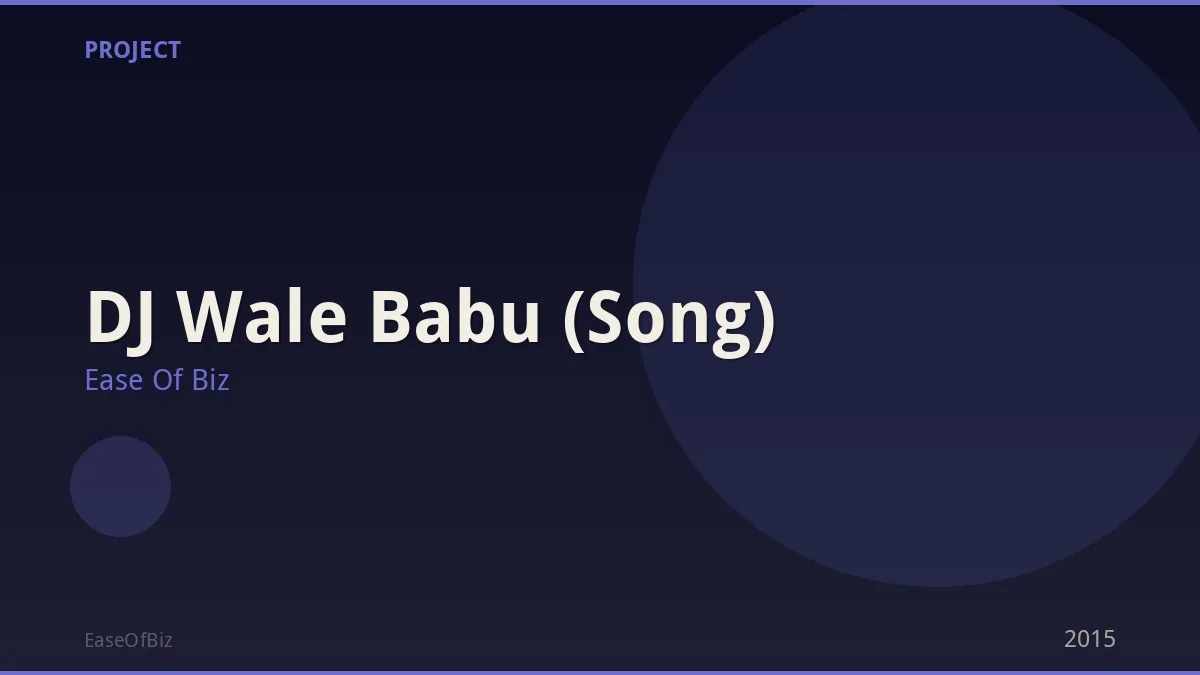 DJ Wale Babu (Song)