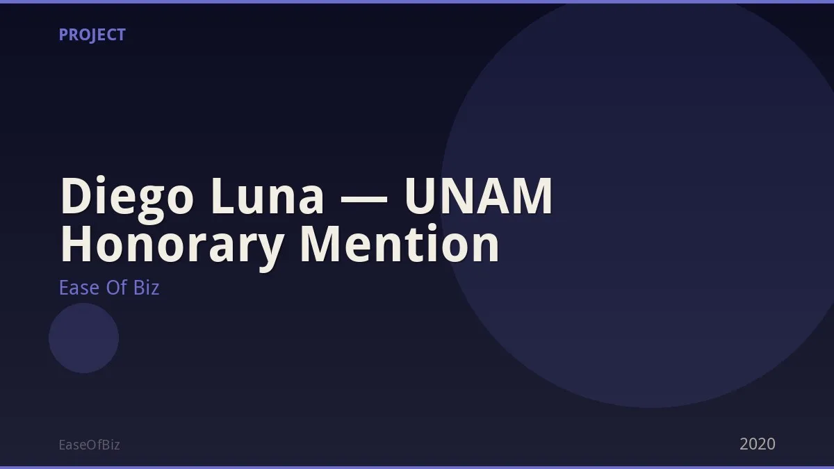 Diego Luna — UNAM Honorary Mention