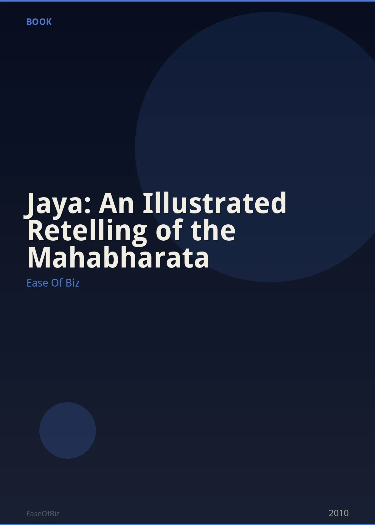 Jaya: An Illustrated Retelling of the Mahabharata