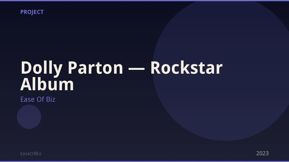Dolly Parton — Rockstar Album