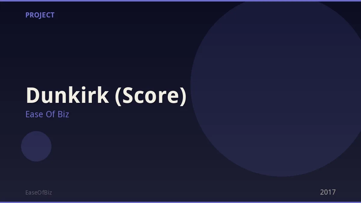 Dunkirk (Score)