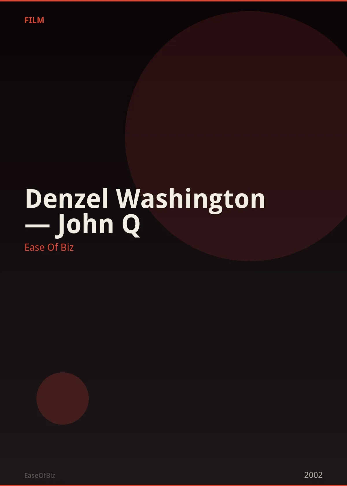 Denzel Washington — John Q
