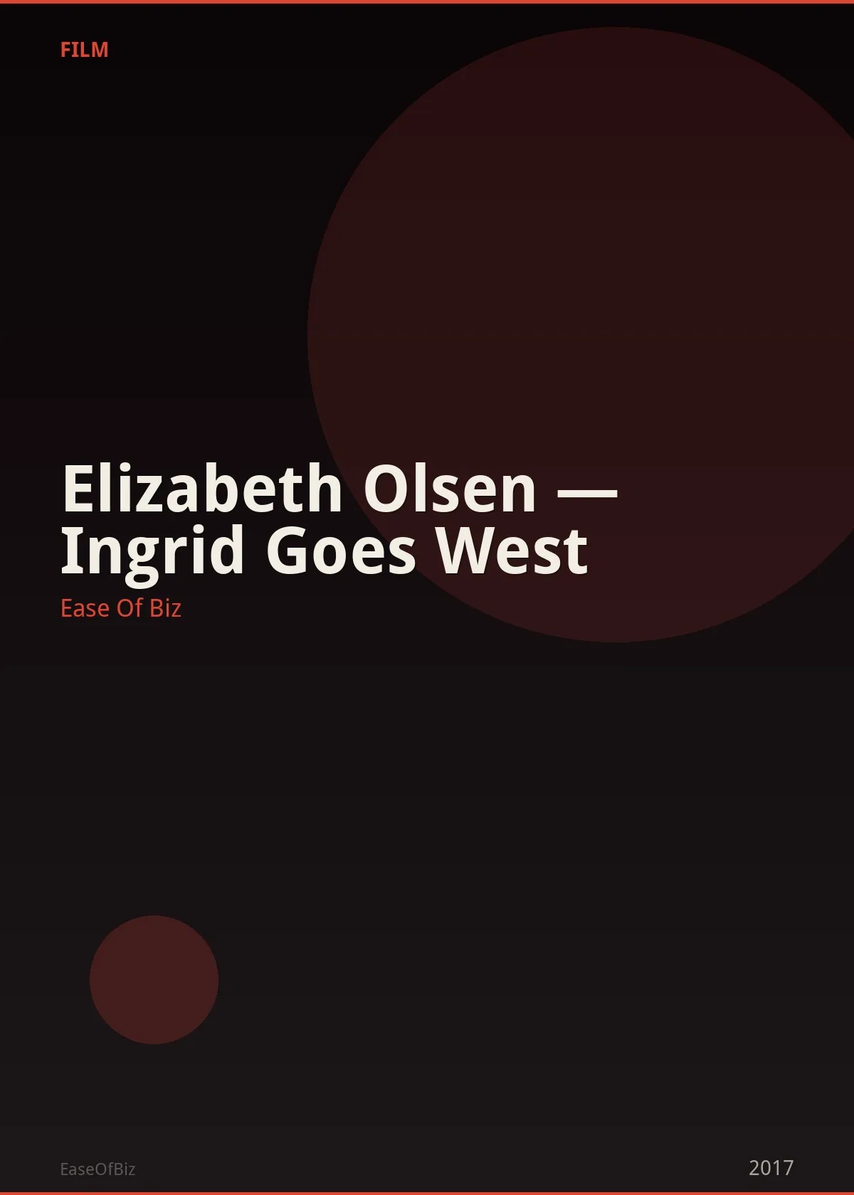 Elizabeth Olsen — Ingrid Goes West