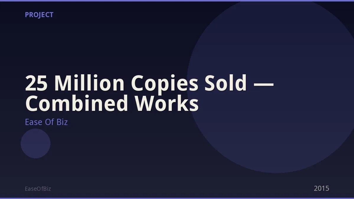 25 Million Copies Sold — Combined Works