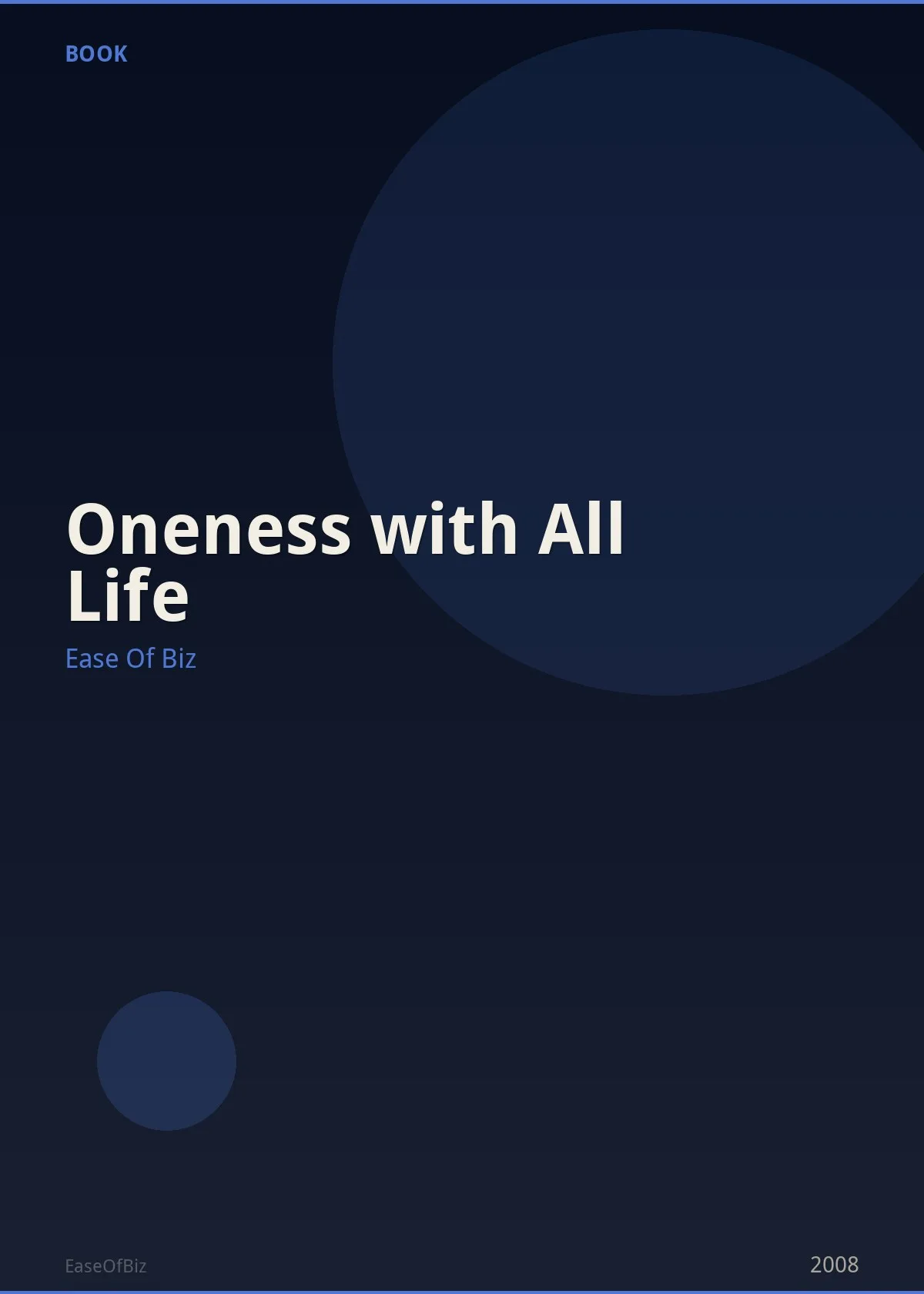 Oneness with All Life