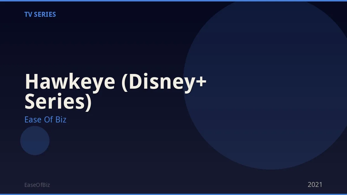 Hawkeye (Disney+ Series)