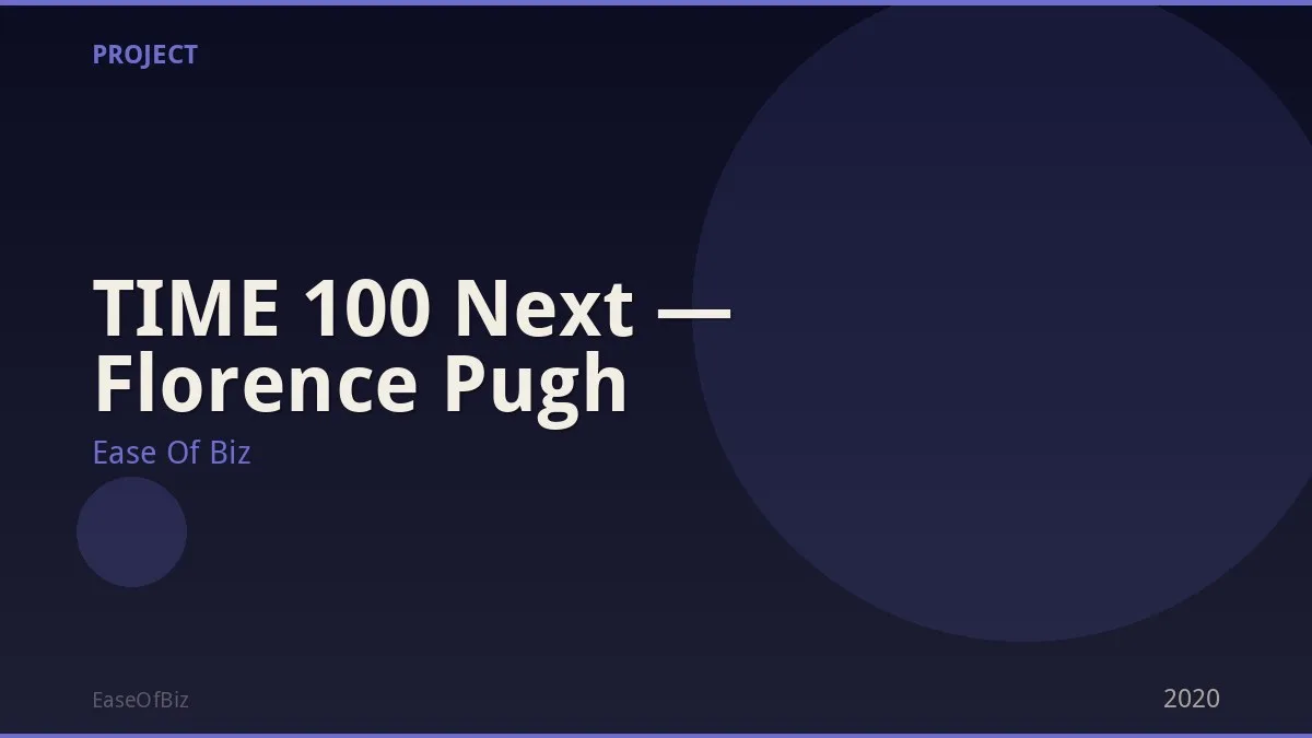 TIME 100 Next — Florence Pugh