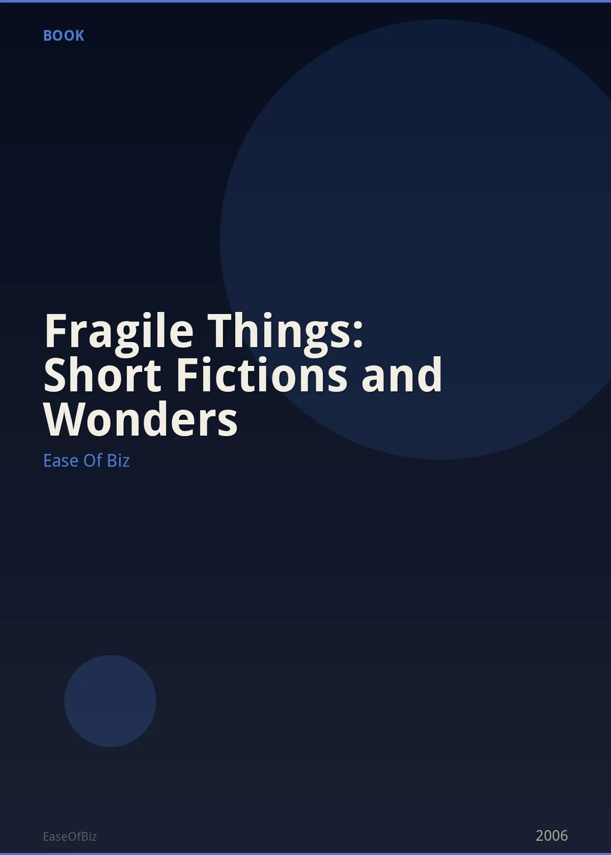Fragile Things: Short Fictions and Wonders
