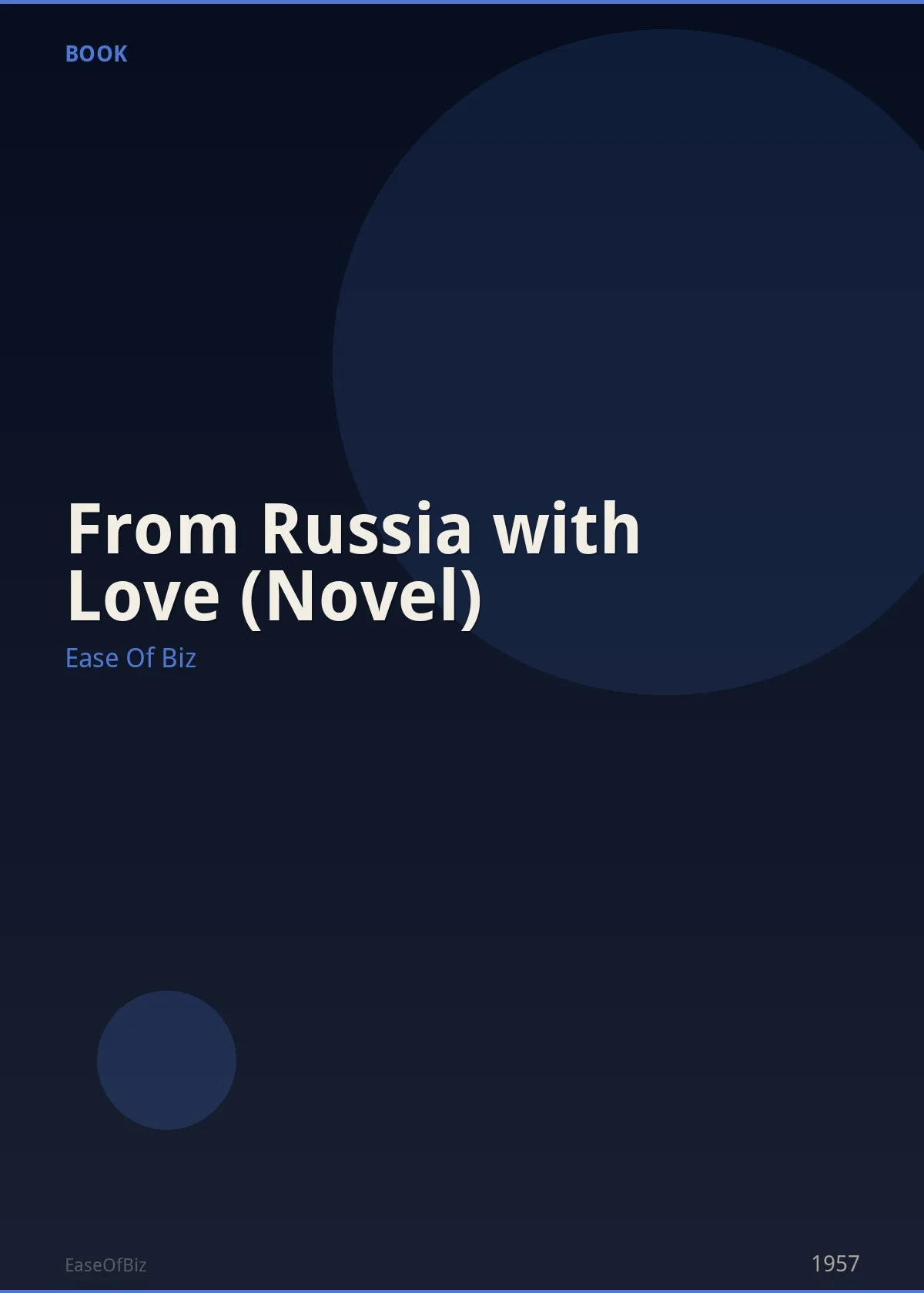 From Russia with Love (Novel)