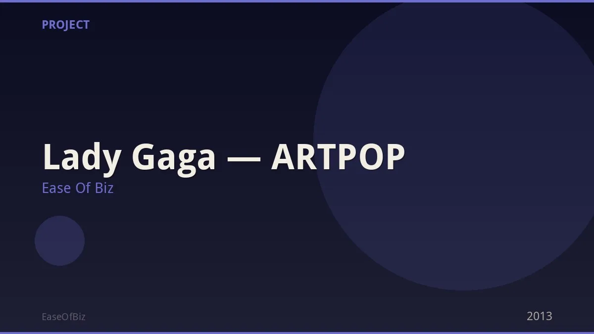 Lady Gaga — ARTPOP