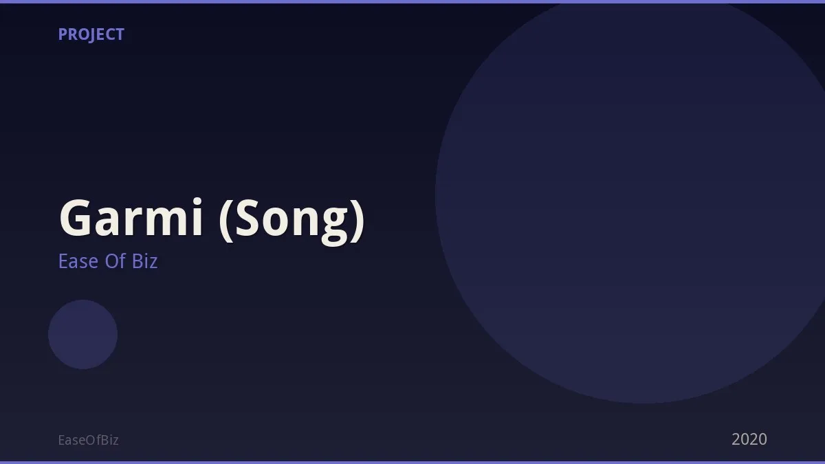 Garmi (Song)