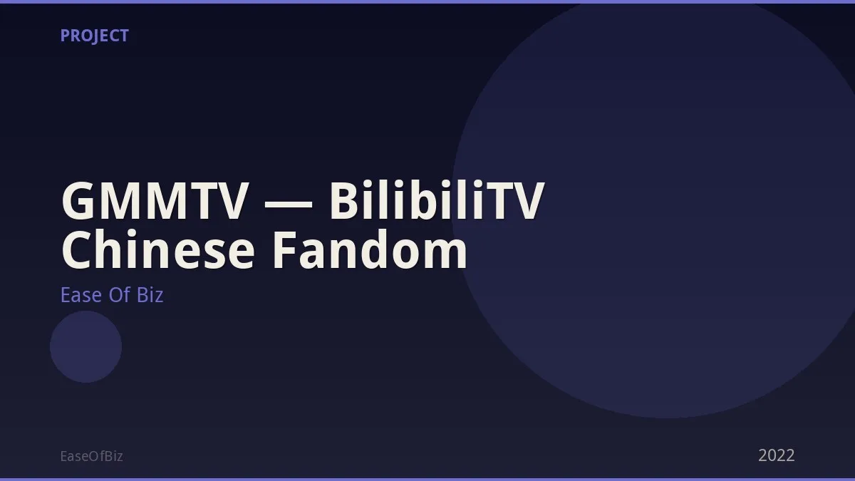 GMMTV — BilibiliTV Chinese Fandom