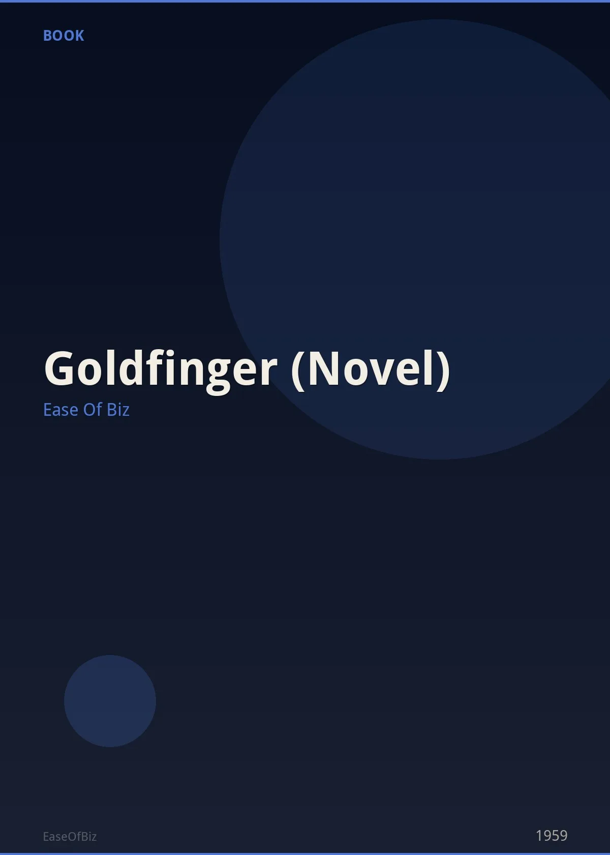 Goldfinger (Novel)