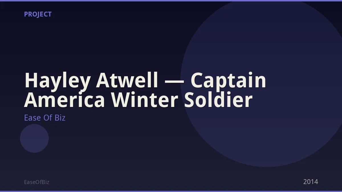 Hayley Atwell — Captain America Winter Soldier