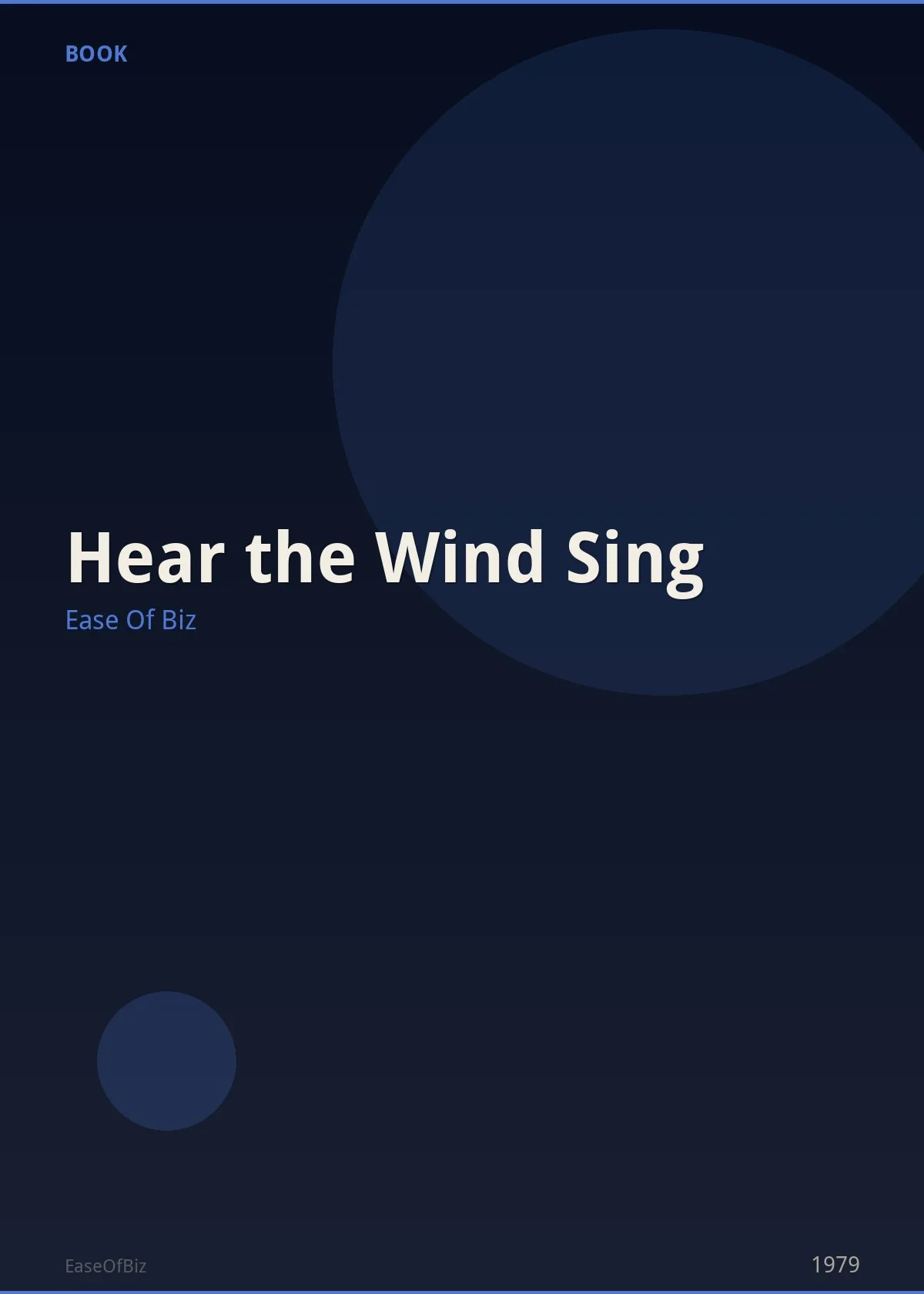 Hear the Wind Sing