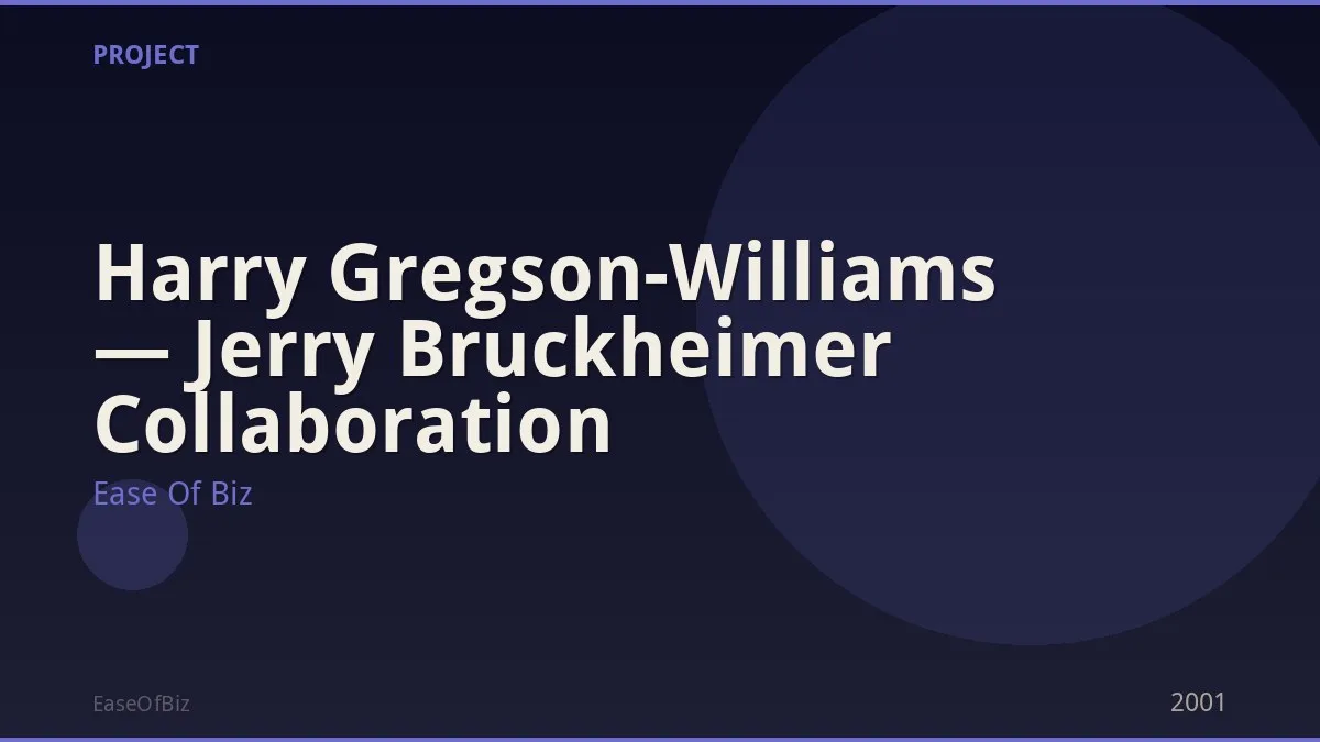 Harry Gregson-Williams — Jerry Bruckheimer Collaboration