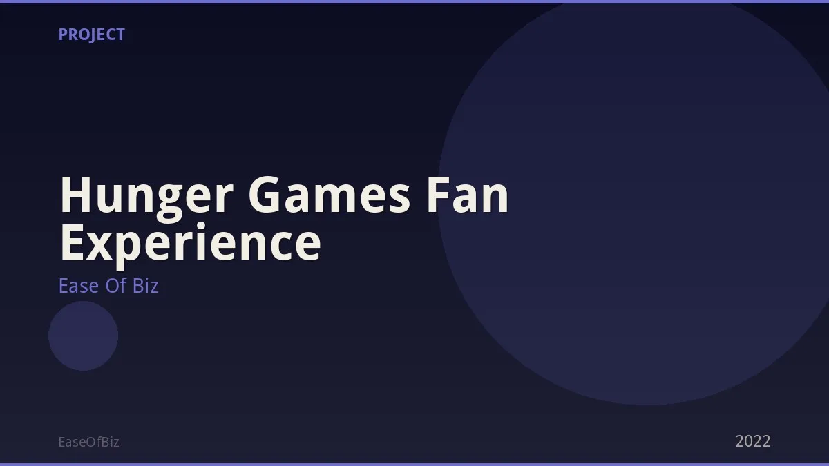 Hunger Games Fan Experience