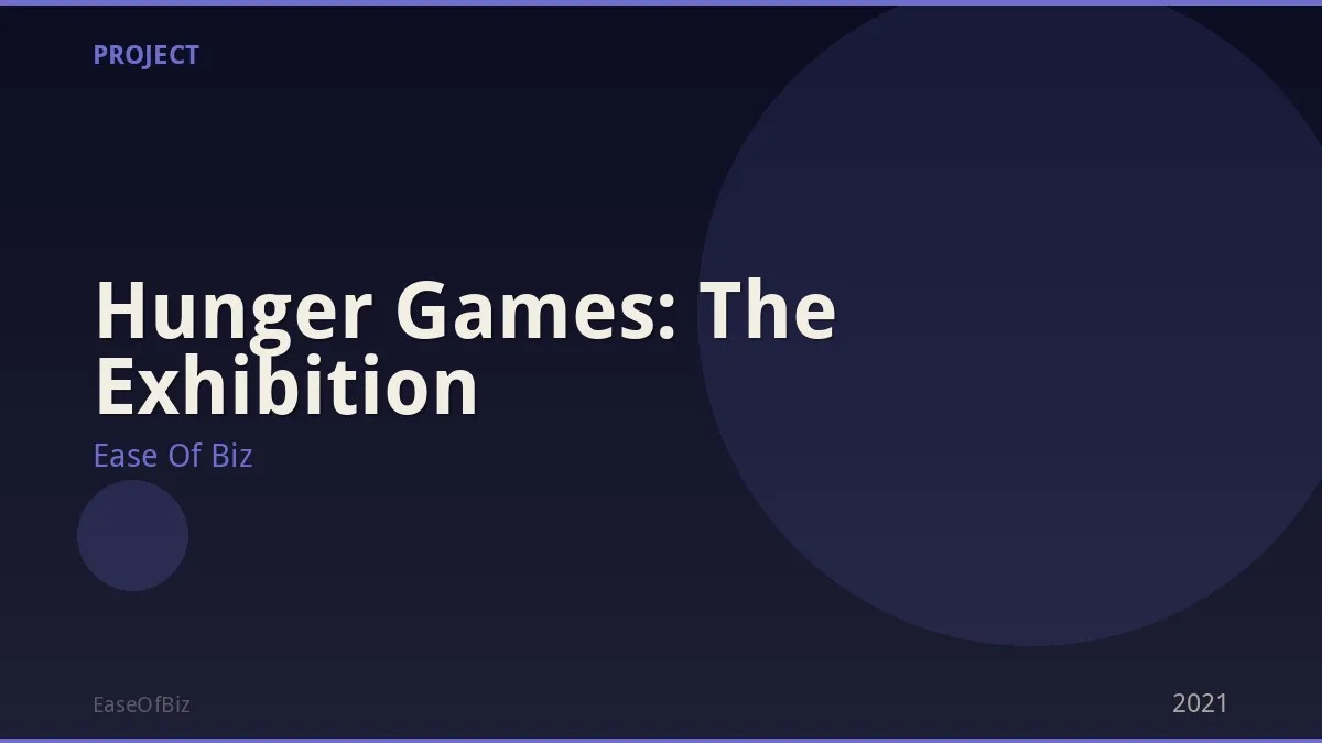 Hunger Games: The Exhibition