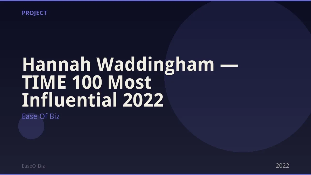 Hannah Waddingham — TIME 100 Most Influential 2022