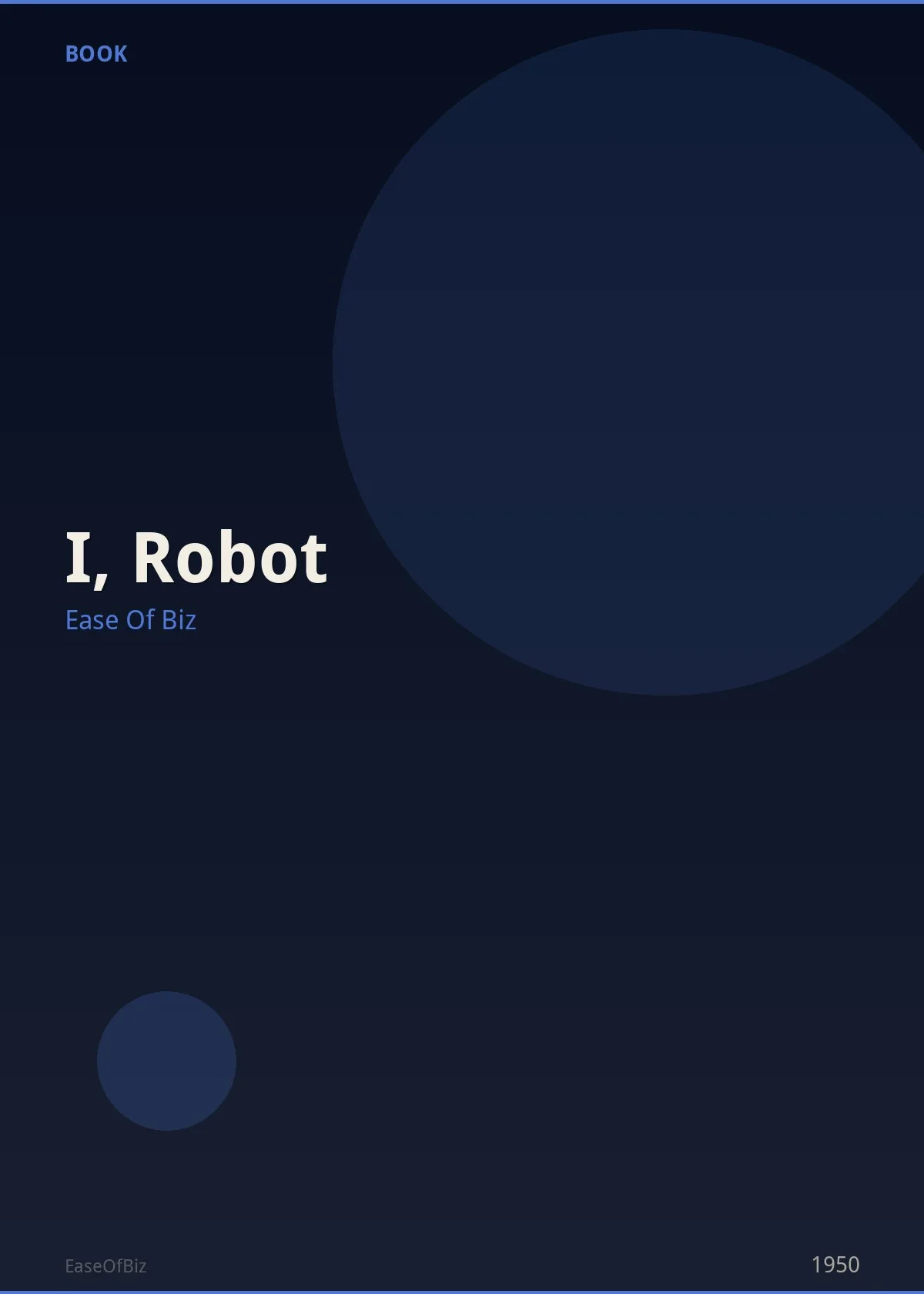 I, Robot