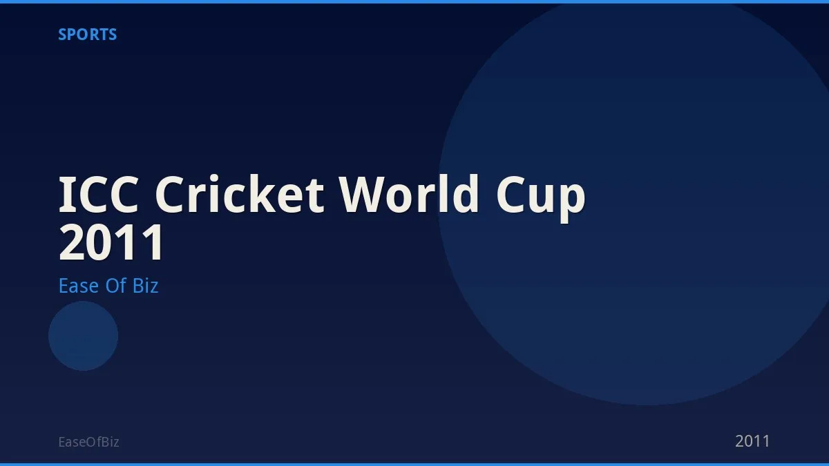 ICC Cricket World Cup 2011