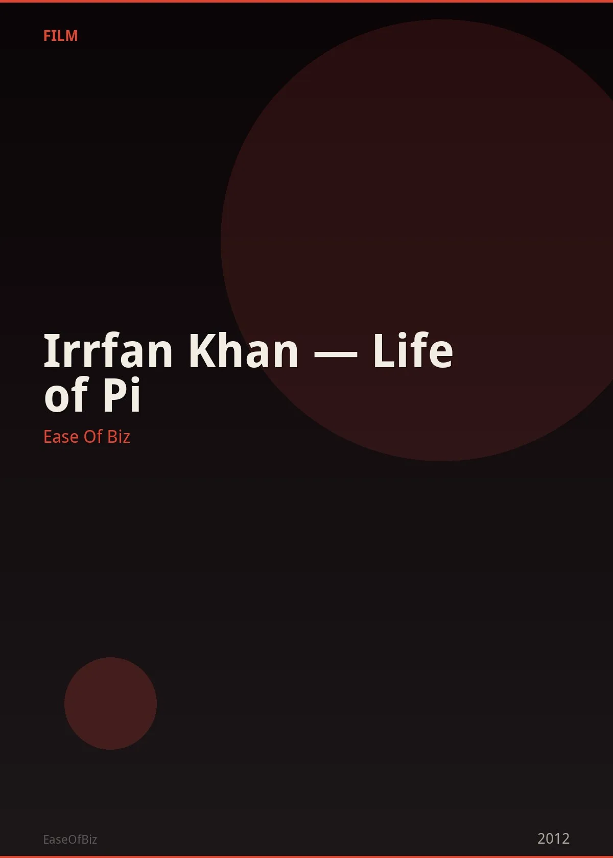 Irrfan Khan — Life of Pi