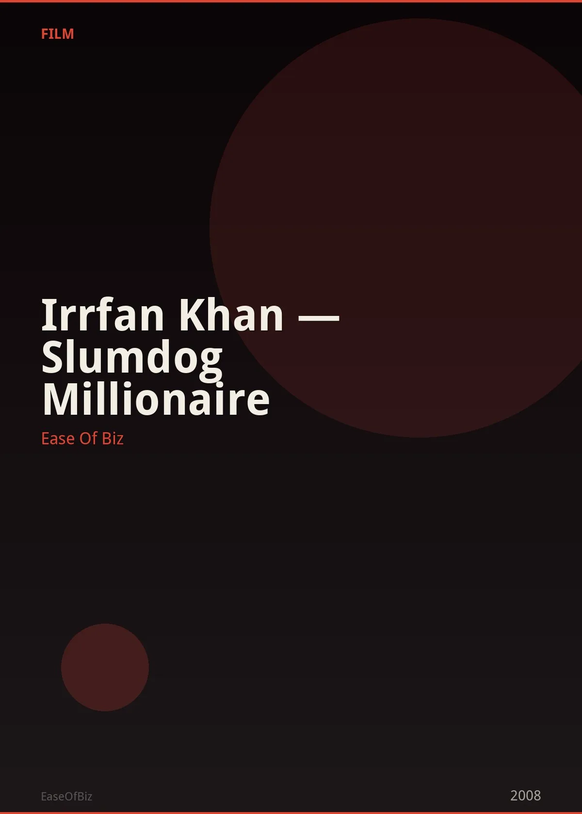 Irrfan Khan — Slumdog Millionaire