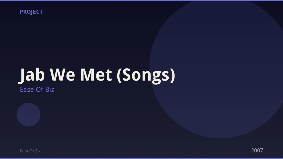 Jab We Met (Songs)